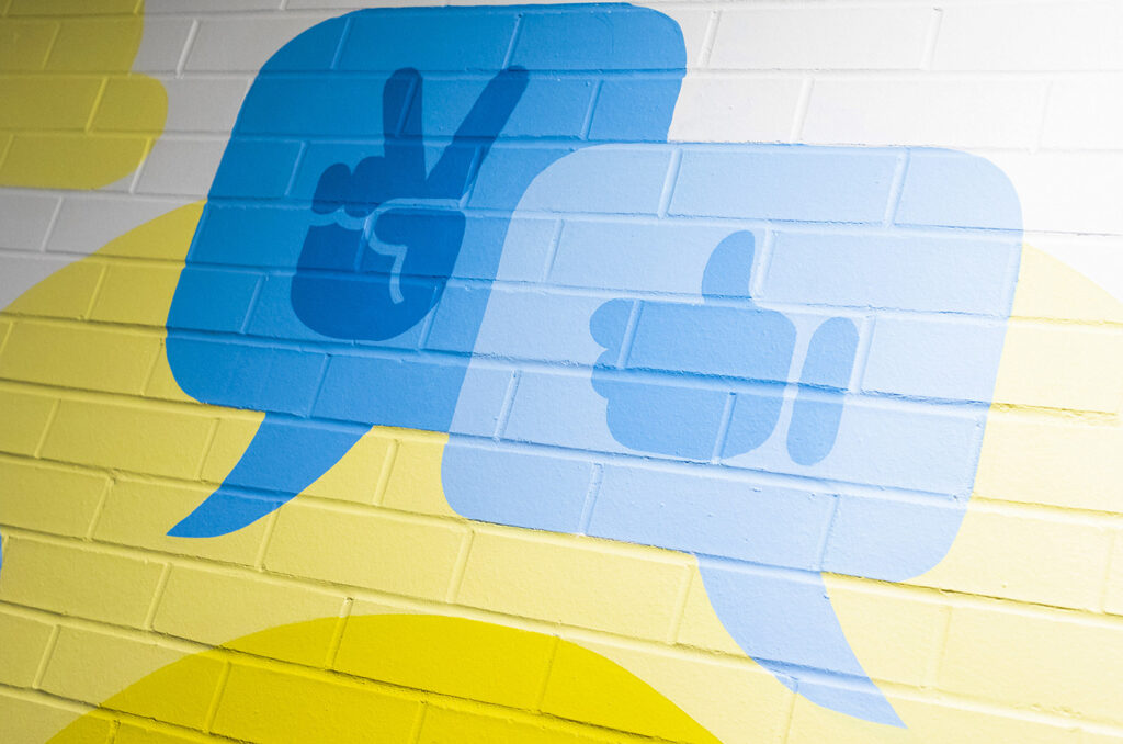 Mural artwork by Darren Hutchens for Murdoch University (School of Engineering and Information Technology)