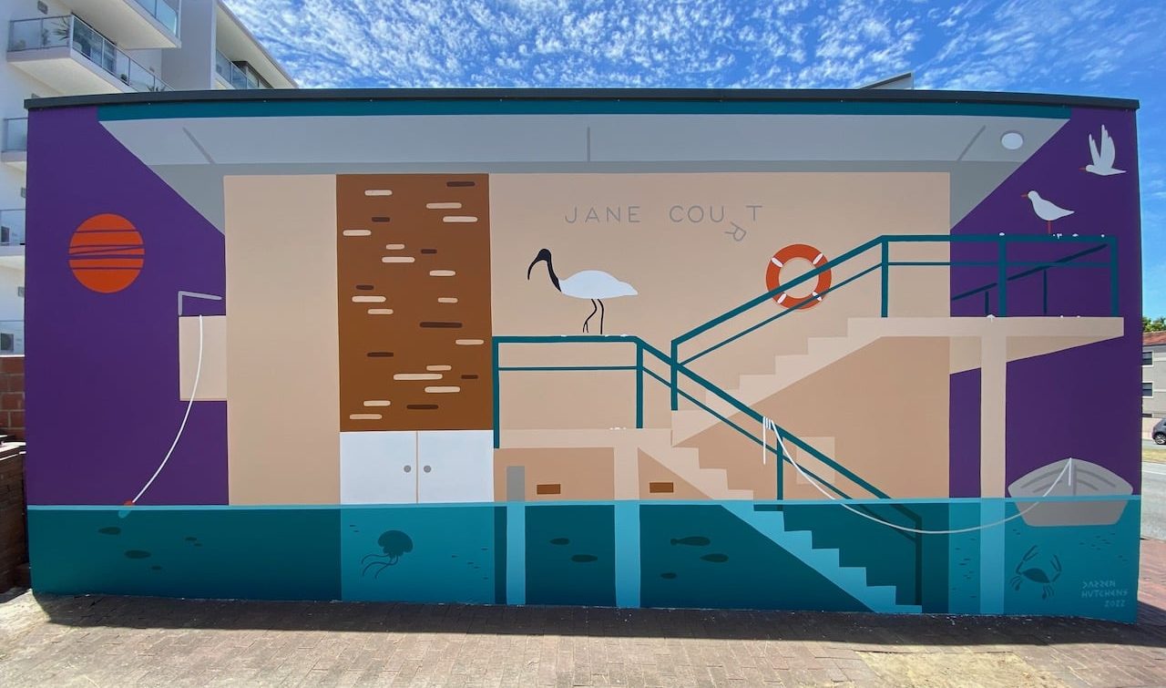"Future River View" - Mural Project by Darren Hutchens for the City of Melville