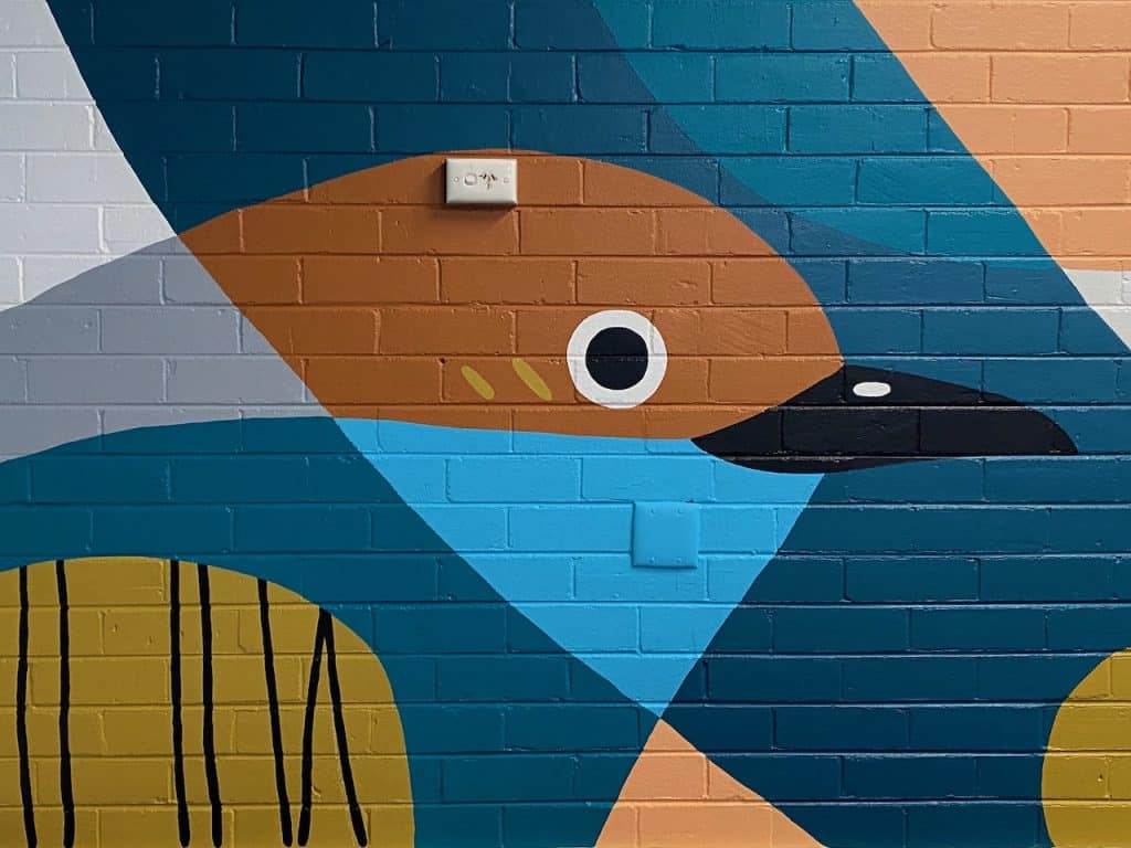 "Narrogym" - Narrogin Residential College - Mural Project by Darren Hutchens